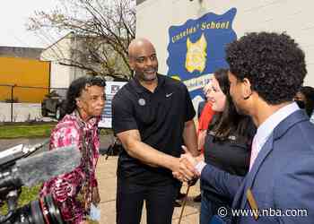 Wizards and Heart of America unveil refurbishments at The Unselds&#039; School