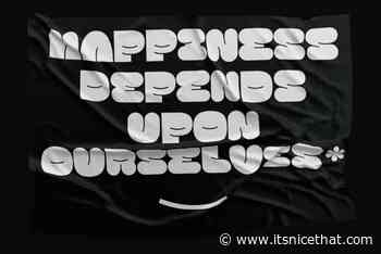 Jazlyn Fung’s charming typeface Happy Fat Font is a manifesto for body positivity