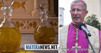 Mons. Caiazzo, Vescovo della Diocesi di Matera-Irsina, benedice gli oli sacri: "c'è bisogno di condivisione, attenzione all'altro". Le sue parole - Matera News