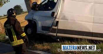 Grave incidente nei pressi di Matera: un ferito! - Matera News