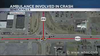 Ambulance involved in Seneca Falls crash