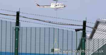 Watch as helicopter airlifts equipment onto giant Amazon warehouse roof at Wynyard - Teesside Live