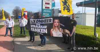 Vlaams Belang houdt actie voor betaalbaar tanken langs Geelseweg - Het Laatste Nieuws