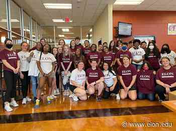 Elon PT, Exercise Science, Performing Arts students spend National Biomechanics Day with ABSS students interested in health sciences - Today at Elon