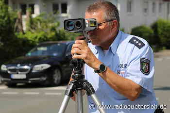 Gütersloher Polizei blitzt erneut über 300 Raser - Radio Gütersloh