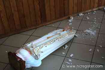 ‘A Blow From the Devil’: Shattered Fatima Statue found in Ukrainian Catholic Seminary Occupied by Russians - National Catholic Register