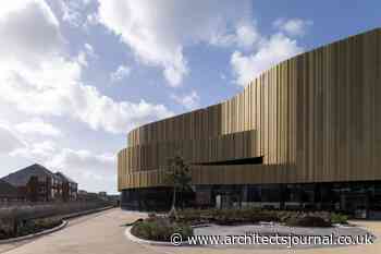 ACME completes gold-coloured arena in Swansea - Architect's Journal