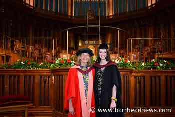 Afghan charity founder receives honorary degree at daughter's graduation - Barrhead News