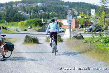 Galloping Goose Trail overpass at Island Highway, Colwood - Victoria - Times Colonist