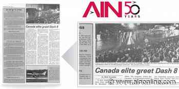 Flashback: Canada elite greet Dash 8 - Aviation International News