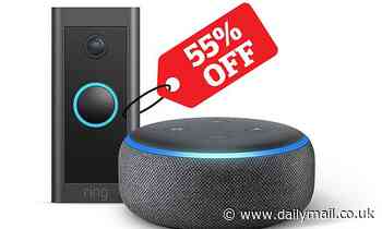This Echo Dot and Ring Video Doorbell bundle is 55% off