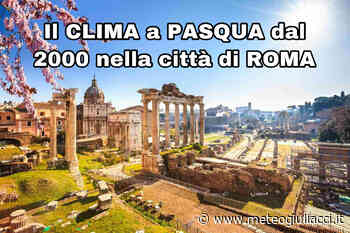 Il CLIMA a PASQUA dal 2000 nella città di ROMA - MeteoGiuliacci