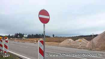 Bauarbeiten in Calw - Sperrung am künftigen Industriegebiet - Schwarzwälder Bote