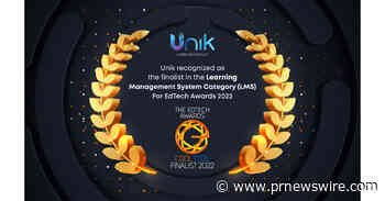 Unik recognized as the finalists in the Learning Management System Category (LMS) For EdTech Awards 2022