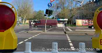 Verkehrschaos im Zentrum: Lastwagen erfasst und zerstört Ampel am Hansemannplatz