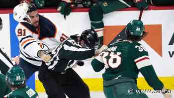 Kane, Hartman trade barbs after Wild's blowout win - TSN