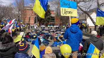 'Russians go home': Edmonton rally stages flash Ukraine death mob - CTV News Edmonton