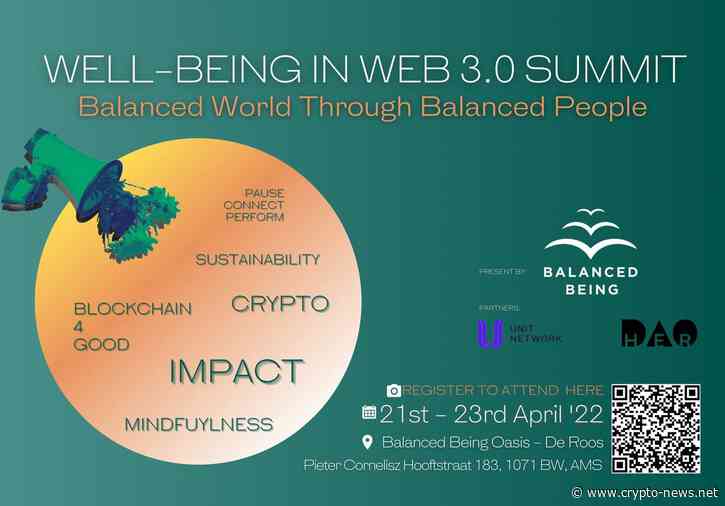 Well-Being In Web3 Summit Is Coming To Amsterdam With DevConnect!