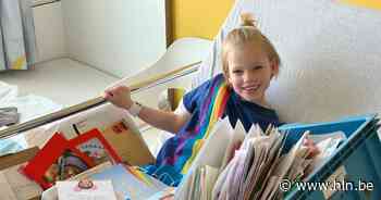 Marthe ontving al honderden kaartjes en tekeningen op ziekenhuiskamer: “Vanuit Nieuwpoort, Brugge en zelfs Rotterdam” - Het Laatste Nieuws