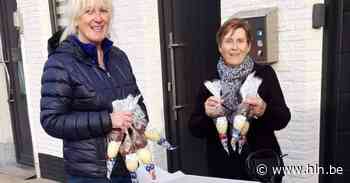 Feestcomité van Zwankendamme trakteert inwoners op paaseitjes | Brugge | hln.be - Het Laatste Nieuws