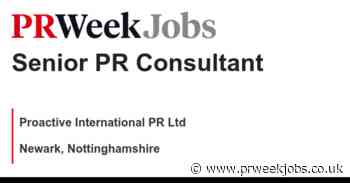 Proactive International PR Ltd: Senior PR Consultant