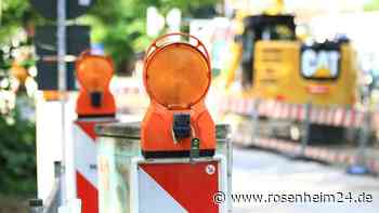 Netzanschlussarbeiten in der Rosenheimer Georg-Aicher-Straße
