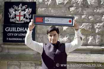 Campaigner who delivered free meals to frontline workers honoured by city - Ealing Times