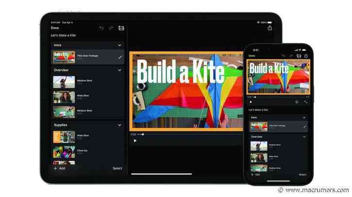 iMovie for iOS Updated With 'Magic Movie' and 'Storyboards' Options, Final Cut Pro Optimized for Mac Studio