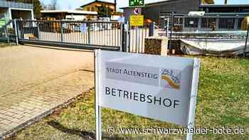 Betriebshof Altensteig: Anbau soll neue Kapazitäten schaffen