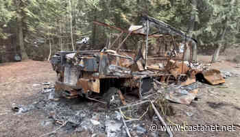 Okanagan Forest Task Force volunteers will clean up burned out trailers on Noble Canyon Road in Lavington - Vernon News - Castanet.net
