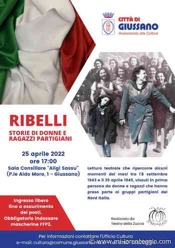 Giussano. 77° Anniversario della Liberazione, in Sala Consiliare uno spettacolo teatrale - MI-LORENTEGGIO.COM - LE ULTIME NOTIZIE DI CRONACA, POLITICA, ANNUNCI, SPORT, FOTO E VIDEO DI MILANO E LA LOMBARDIA - Mi-Lorenteggio