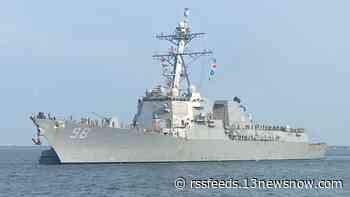 Homecoming for Norfolk-based USS Forrest Sherman