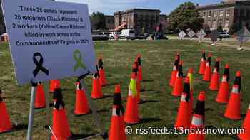 Virginia work zone crash-related deaths nearly doubled in 2021, officials say