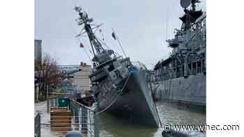 Historic ship sinking in Buffalo Naval Park