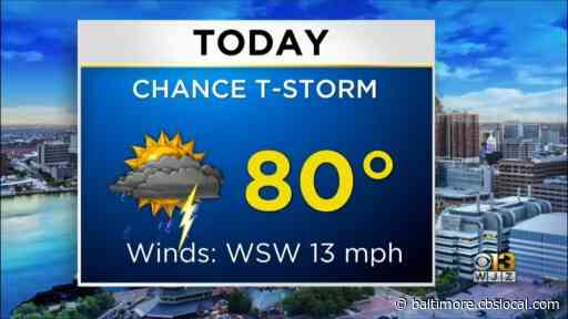 Maryland Weather: It’s Warm, But Rain & Storms Are On The Way