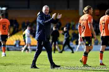 Sheridan backs Oldham Athletic to perform against top teams - The Oldham Times