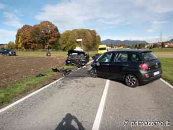 Incidente a Luisago: scontro tra auto, due donne ferite - Prima Como