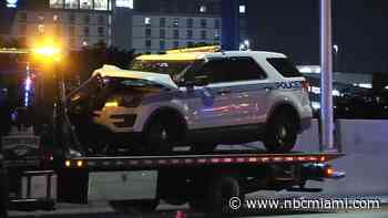 Miami Police Officer Hospitalized After Crash on Dolphin Expressway
