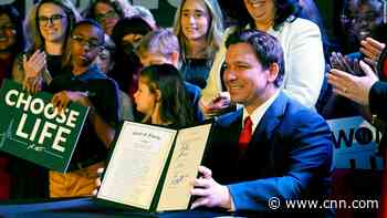 DeSantis signs Florida's 15-week abortion ban into law
