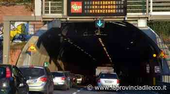 Tamponamento in galleria del Barro Code in ingresso verso Lecco - La Provincia di Lecco