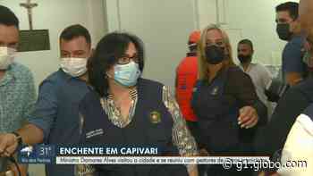 Ministra Damares visita Capivari para discutir assistência às famílias atingidas pelas enchentes - Globo.com