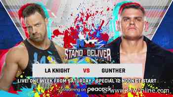 Updated lineup for NXT Stand & Deliver - Figure Four Online