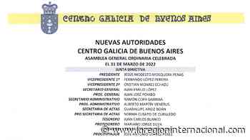 En el Centro Galicia de Buenos Aires asumieron las nuevas autoridades - laregioninternacional
