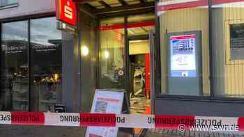 Unbekannte Täter sprengen Geldautomat in Heidelberg - SWR Aktuell