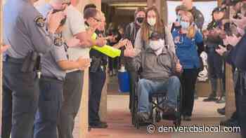 Wheat Ridge Police Officer Allan Fischer Released From Hospital To Continue Recovery From Multiple Stab Wounds - CBS Denver