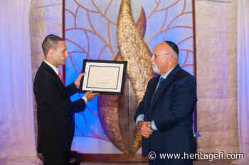 COS honors Cantor Allan Robuck - Heritage Florida Jewish News