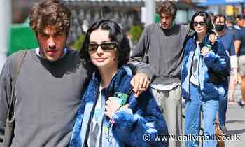 Meadow Walker cozies up to husband Louis Thornton-Allan on NYC dog walk - Daily Mail