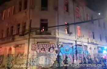 Incendio afecto a edificio Bustamante en Valparaiso - Epicentro Chile