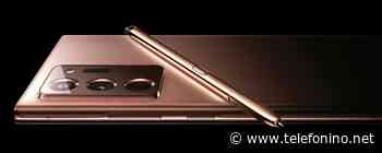 Samsung Galaxy Note20, patch di aprile subito dopo la One UI 4.1 - Telefonino.net