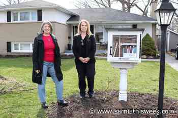 Sarnia Rotarians building little free libraries for community readers - Sarnia and Lambton County This Week